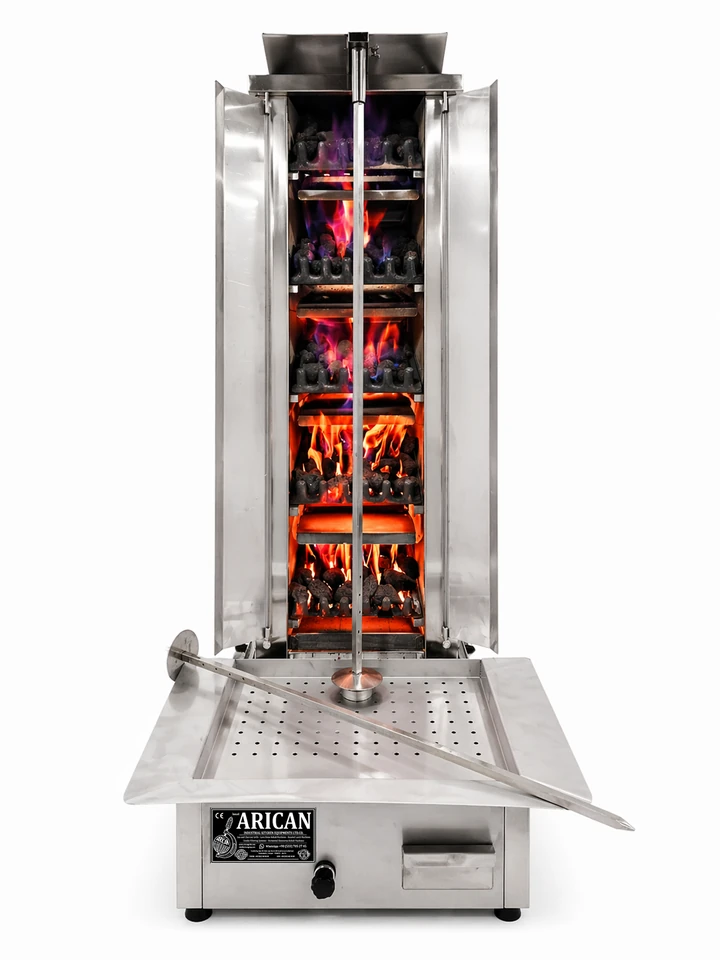 Arican stainless steel doner machine finish